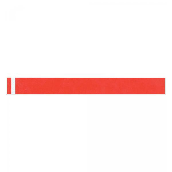 Wristband Identification Short Stay Tyvek Red Adult 1000/Box